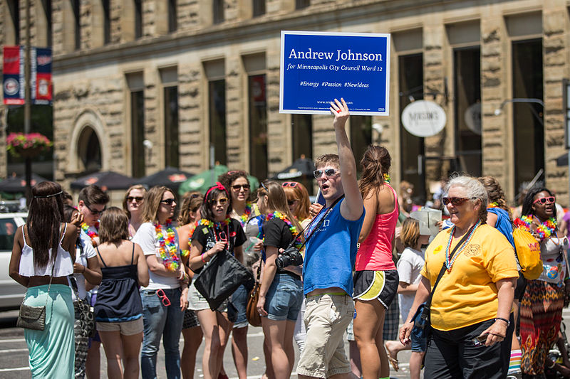 File:Andrew Johnson for Minneapolis City Council Sign - Twin Cities Pride Parade (9179220513).jpg