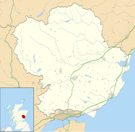 Angus UK location map