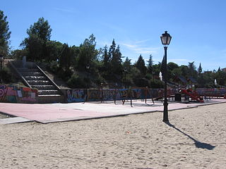 Detalle del Parque del Pozo de las Nieves / Detail of the Park of the Well of Snow