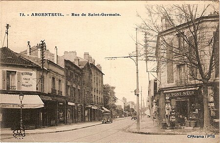 Argenteuil.Rue de Saint Germain