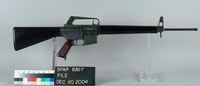 Early ArmaLite AR-15 without magazine or flash hider