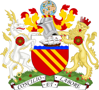 File:Arms of Manchester.svg (Source: Wikimedia)