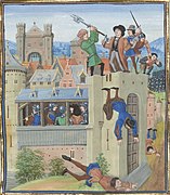 Ejecución de Étienne Marcel y Jean Maillard el 31 de julio de 1358.