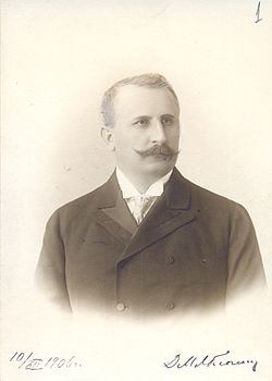Портретна снимка на Димитър Яблански, 1906 г. Източник: ДА „Архиви“
