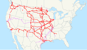 Illustrasjonsbilde av artikkelen Burlington Northern og Santa Fe Railway