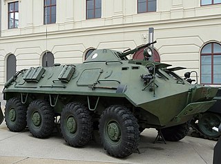 BTR-60 Wheeled amphibious armored personnel carrier