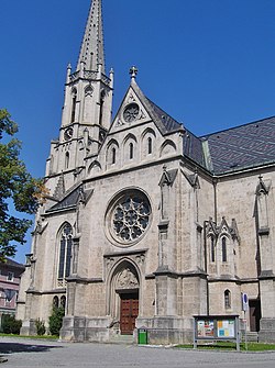 Bad Hall Kath.Pfarrkirche hl.Erlöser Kirchenplatz 5 (01).JPG