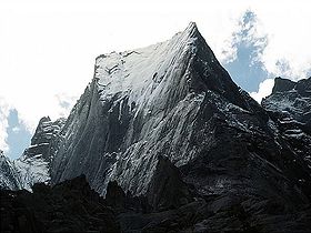 La face Nord-Est du pizzo Badile.