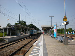 <span class="mw-page-title-main">Munich-Feldmoching station</span> Station of the Munich U-Bahn