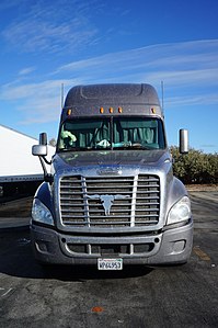 Truck Peterbilt at Flying J Travel Californie USA