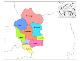 Localisation de Kongoussi