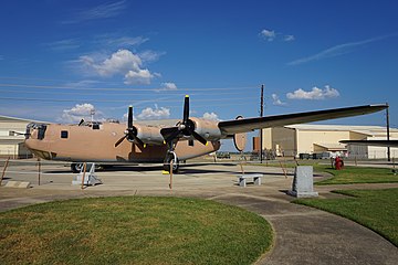 A Consolidated B-24J Liberator on display at the Barksdale Global Power Museum in Louisiana