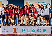 Deutsch: Beachhandball U-17-Europameisterschaften 2019 (Beach handball Euro); Tag 4: 30. Juni – Siegerehrung English: 2019 Beach Handball 17 European Championships; Day 4: 30 June 2019 –Medal Ceremony