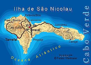 Mapa de São Nicolau