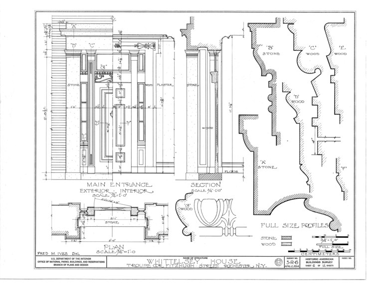 File:Benjamin Campbell House, Troup and South Fitzhugh Streets, Rochester, Monroe County, NY HABS NY,28-ROCH,5- (sheet 6 of 12).tif