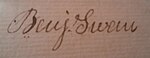 Benjamin Swan signature