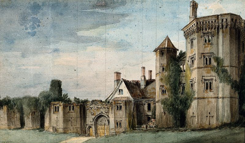 File:Berkeley castle. Watercolour attributed to Stephen Jenner, c Wellcome V0018788.jpg