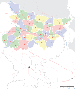 Map of बिहार with चंदैनी marked