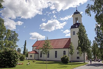 Bjurholms kyrka i Bjurholms kommun, Ångermanland.