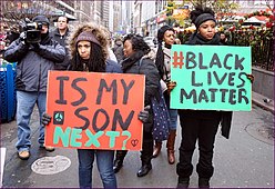 Black Lives Matter Protest in New York City Black Lives Matter protest.jpg