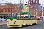 Blackpool tramvajová tramvaj 600.jpg