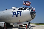 A Boeing B-29, named "FIFI". Owned by the Commerative Air Force.