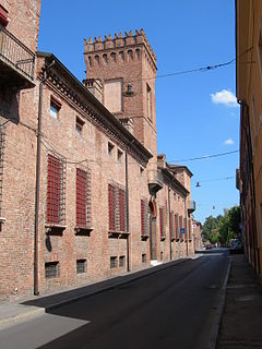 Palazzo Bonacossi XIII century historical palace in Ferrara