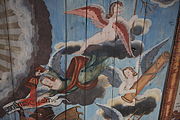 English: Painting in the ceiling of Brandstorps church.