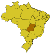 Kedudukan Goiás di Brasil