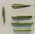 Bronze Greek weapons - National Archaeological Museum of Athens.jpg
