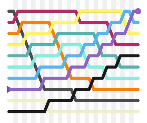 Bubble sort colore modificato