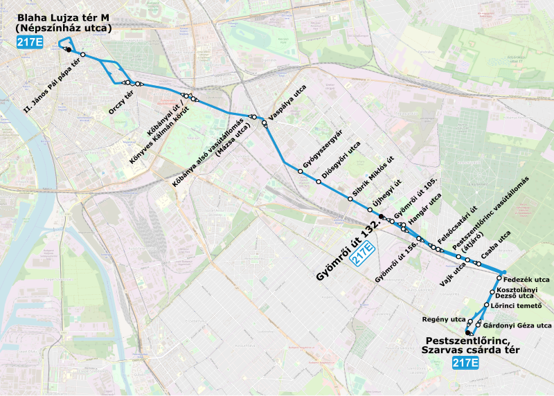 File:Budapesti 217E busz útvonala.svg