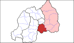 District de Bugesera - Carte