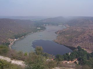 <span class="mw-page-title-main">Jait Sagar Lake</span> Fresh water reservoir in Bundi, Rajasthan