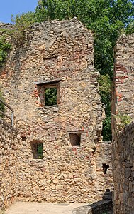 Northeast corner of the Outer bailey Rötteln Castle Lörrach Germany