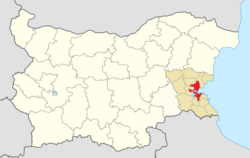 Burgas Municipality Within Bulgaria.png