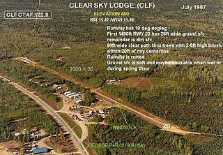 <span class="mw-page-title-main">Clear Sky Lodge Airport</span> Airport