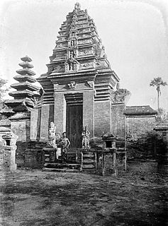 Pura Dasar Buana Gelgel Balinese temple in Indonesia