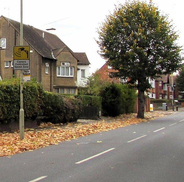 File:Camera Controlled Speed Zone sign, King Edward's Avenue, Gloucester - geograph.org.uk - 5188214.jpg