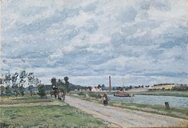 Camille Pissarro - Bords de lOise, Pontoise - 1873.jpg