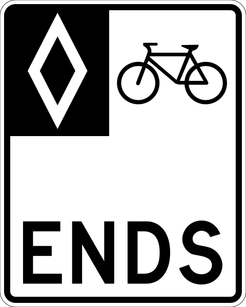 File:Canada End of Reserved Bicycle Lane Sign.svg