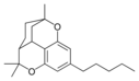 Estrutura química do canabicitrano.