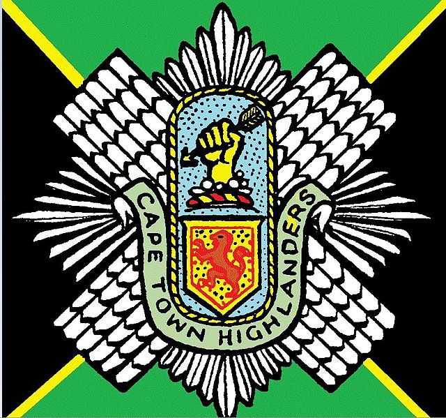 SANDF Cape Town Highlanders regimental emblem
