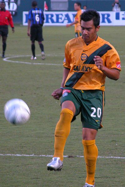 Forward Carlos Ruiz, whose golden goal won the MLS Cup for the Los Angeles Galaxy