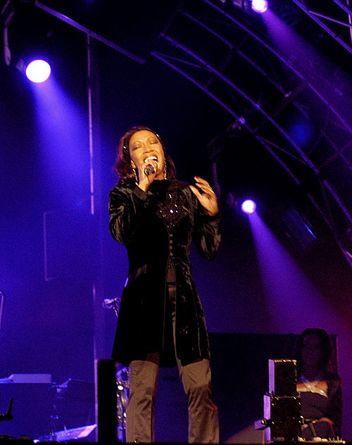 Carol Kenyon on Roger Waters' Dark Side of the Moon Live world tour, Roskilde Festival 2006, Denmark