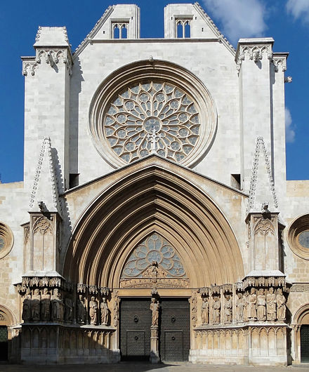 Facade of the Tarragona Cathedral