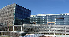 Census headquarters in Suitland, Maryland Census Bureau headquarters, Suitland, Maryland, 2007.jpg