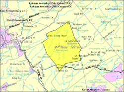 Mapa do Census Bureau de Blairstown, Nova Jersey