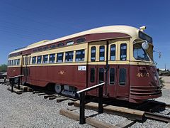 Toronto Transit Street Car built in 1950, rebuilt from car #4536 in 1986.