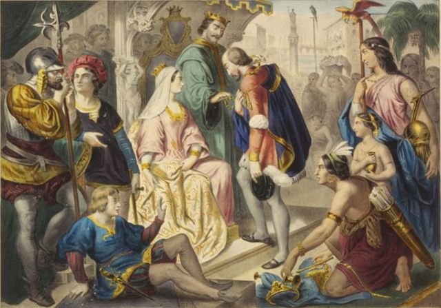 Columbus and the Catholic Monarchs (The return of Columbus)